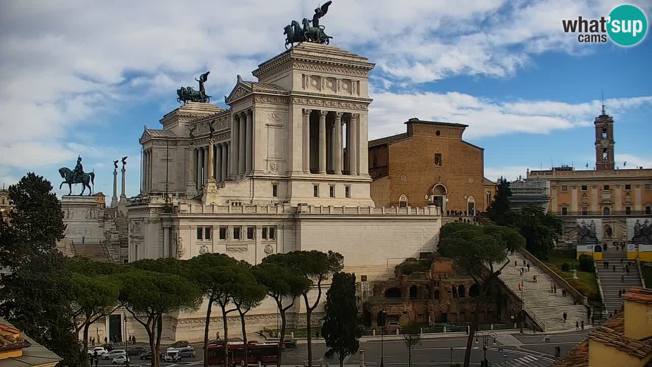 Rome Livecam – Vittoriano webcam – Altare della Patria