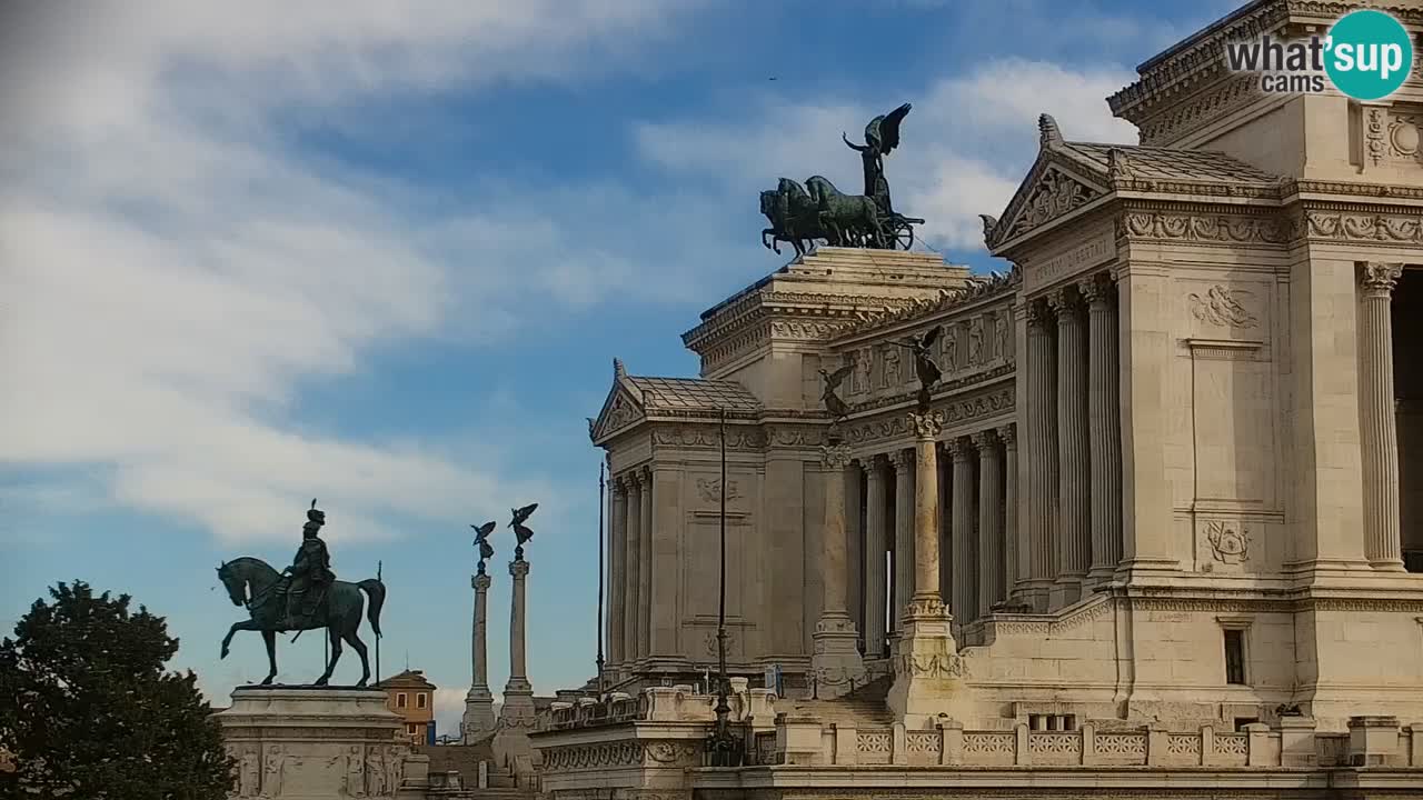 Rome Livecam – Vittoriano webcam – Altare della Patria