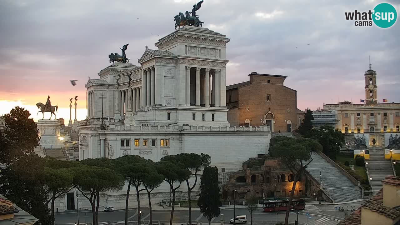 Rome Livecam – Vittoriano webcam – Autel de La Patrie