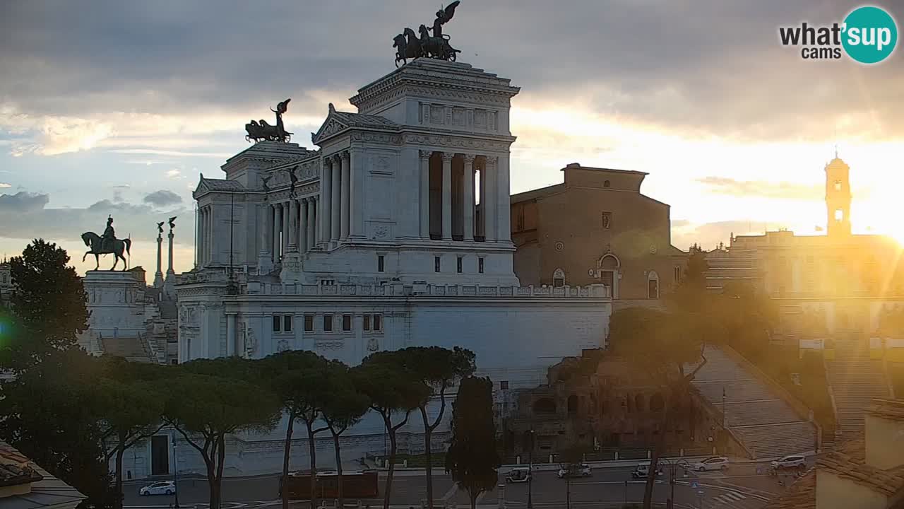 Rome Livecam – Vittoriano webcam – Altare della Patria