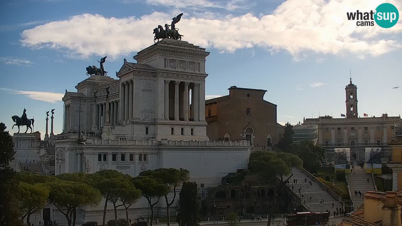 Rome Livecam – Vittoriano webcam – Altare della Patria