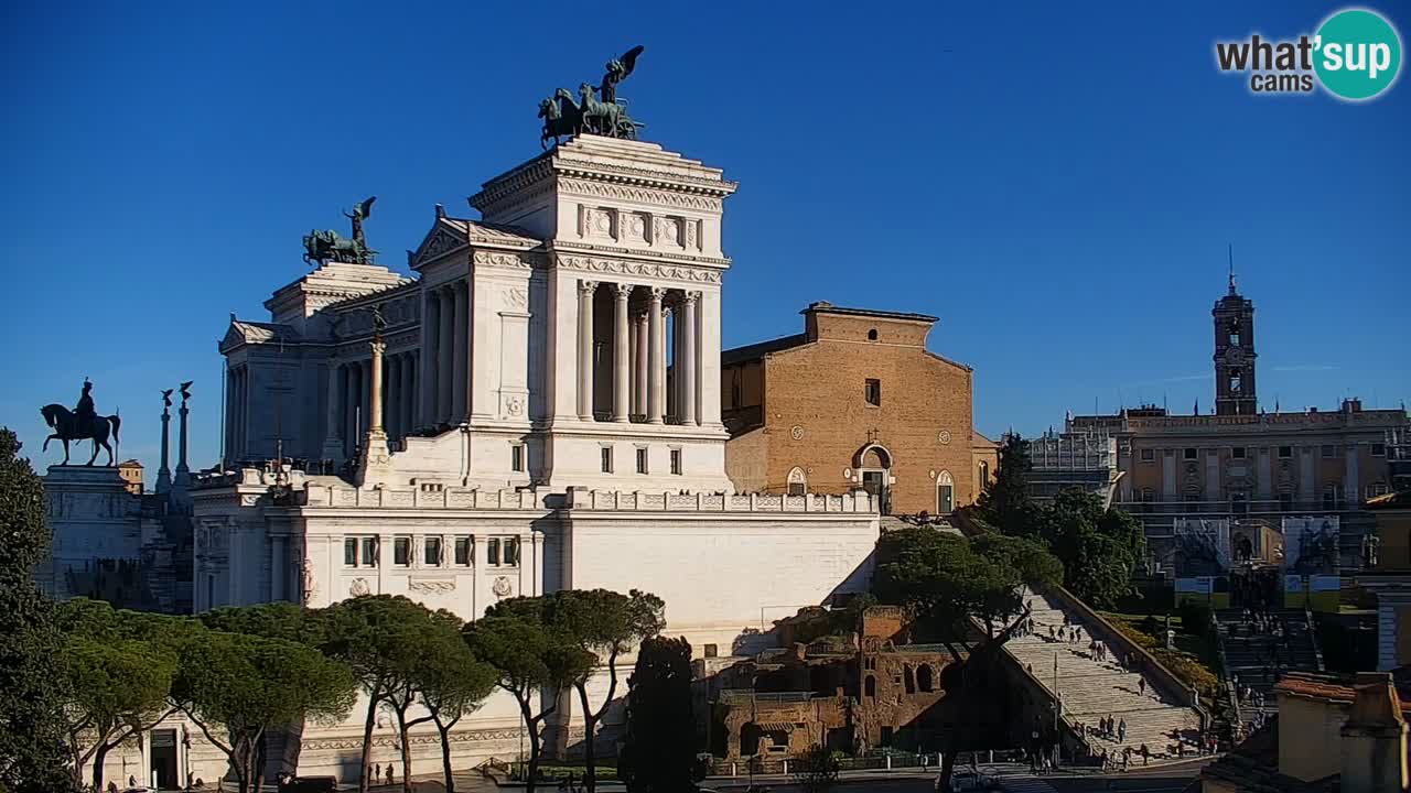 Rome Livecam – Vittoriano webcam – Altare della Patria