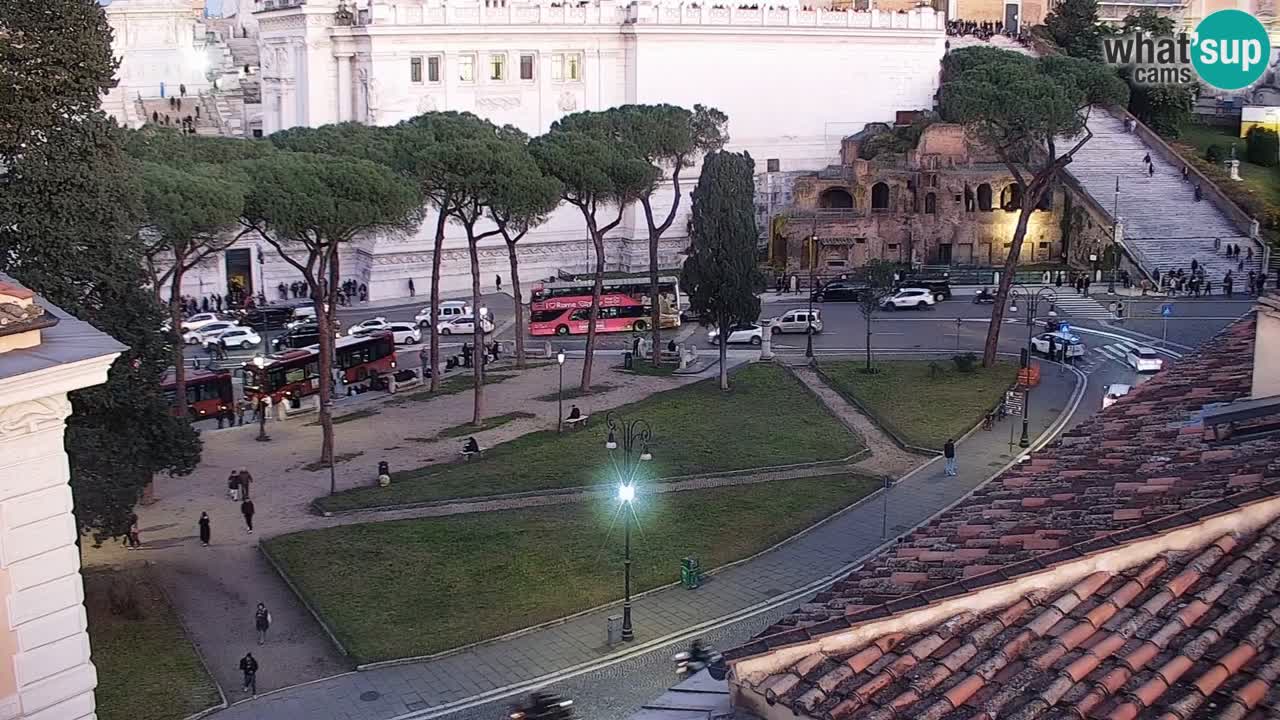 Rome Livecam – Vittoriano webcam – Altare della Patria