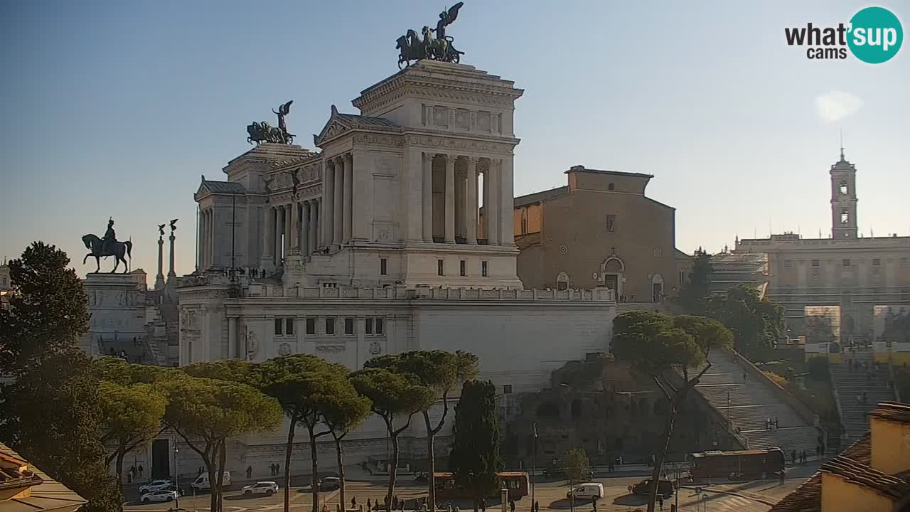 Rome Livecam – Vittoriano webcam – Autel de La Patrie