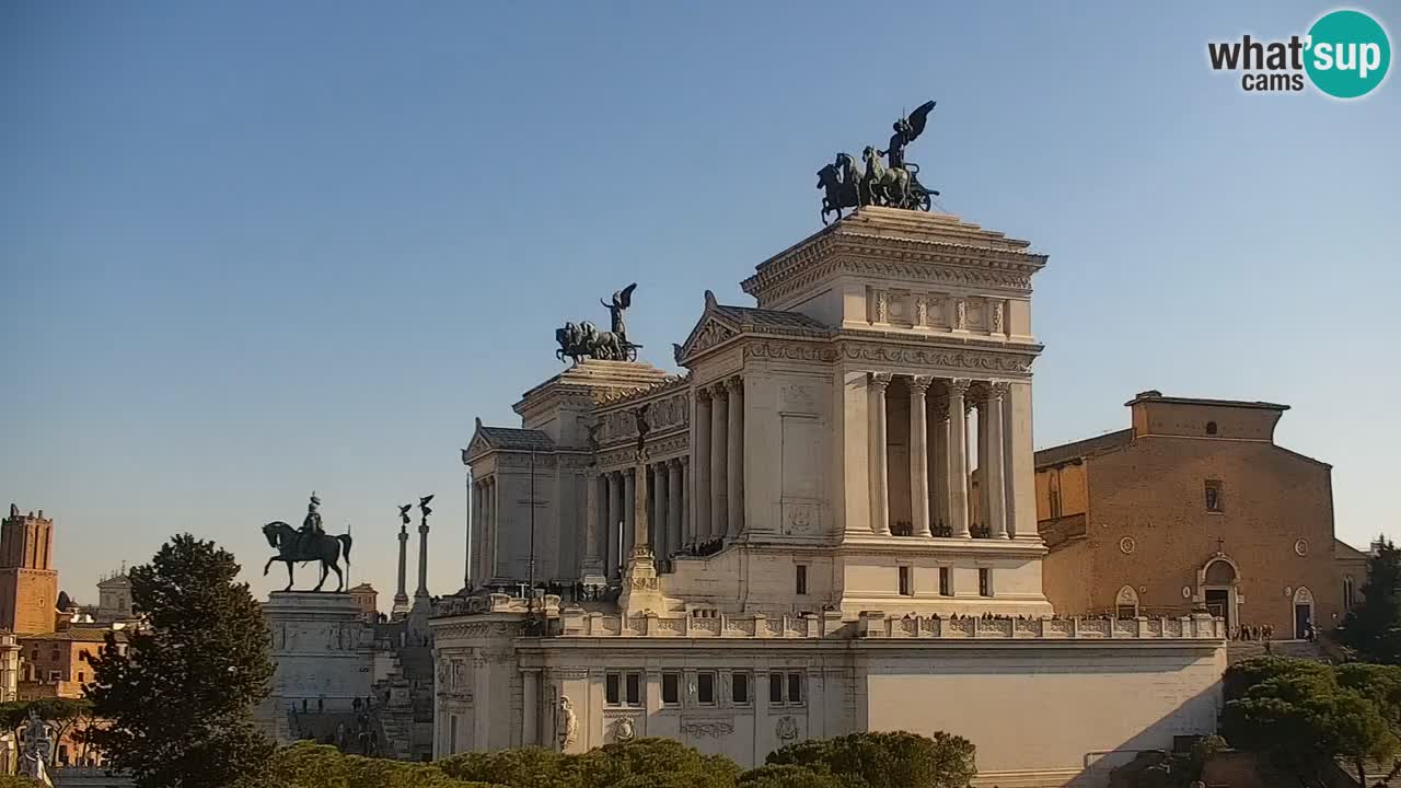 Rome Livecam – Vittoriano webcam – Autel de La Patrie