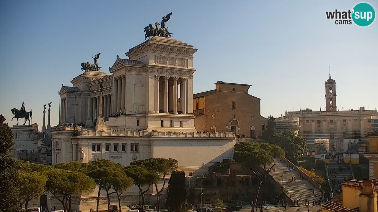 Rome Livecam – Vittoriano webcam – Autel de La Patrie