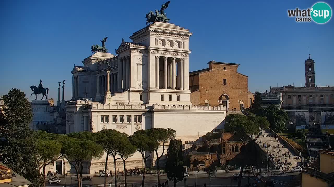 Rome Livecam – Vittoriano webcam – Autel de La Patrie