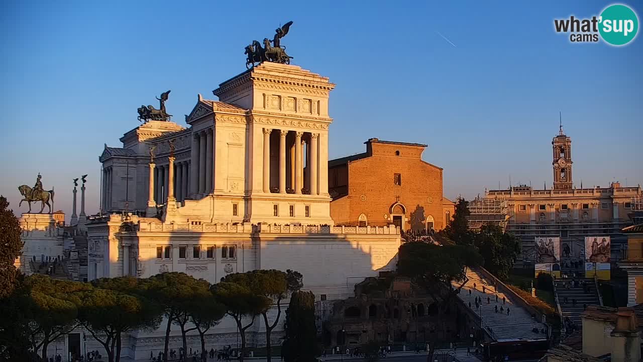 Roma Camera en vivo – Vittoriano webcam – Altare della Patria