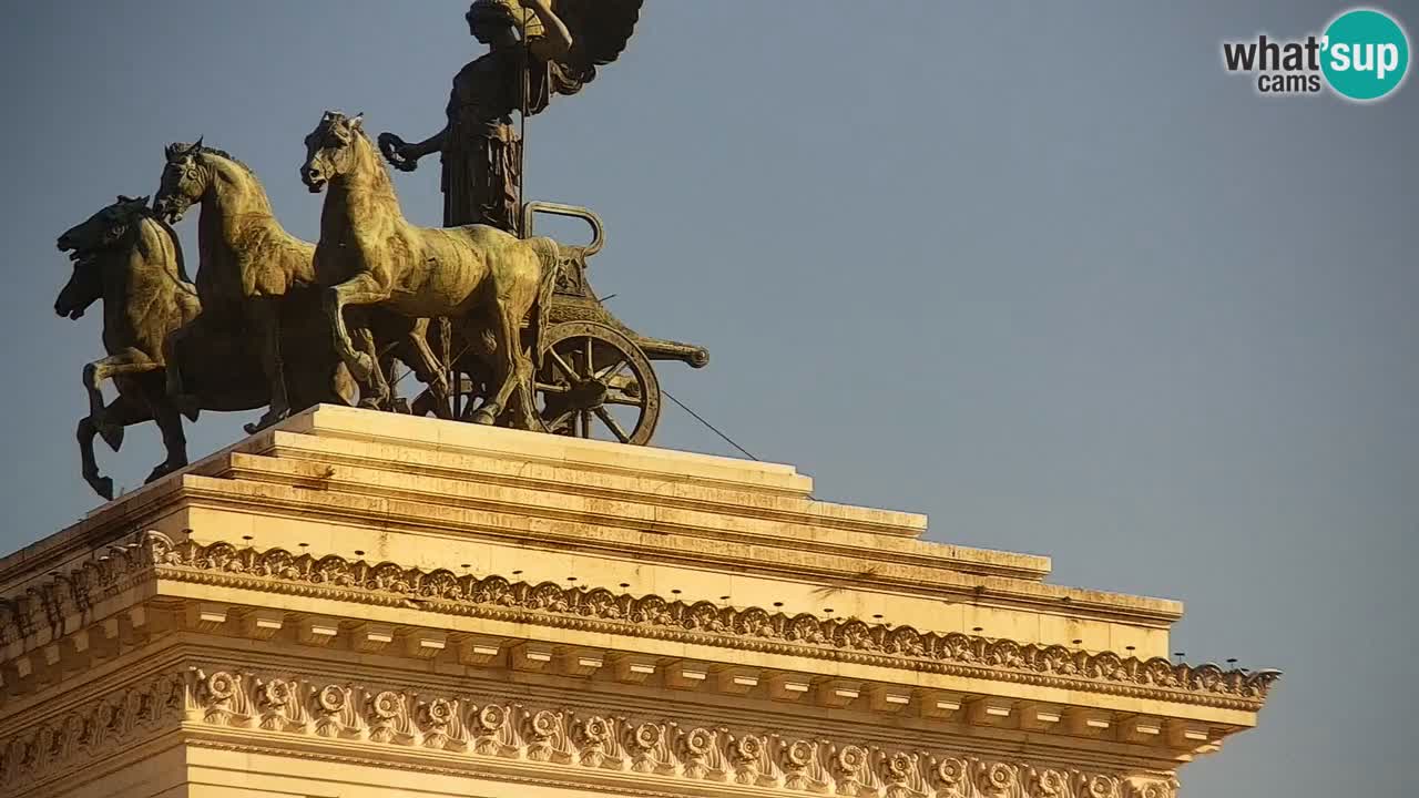 Rome Livecam – Vittoriano webcam – Altare della Patria