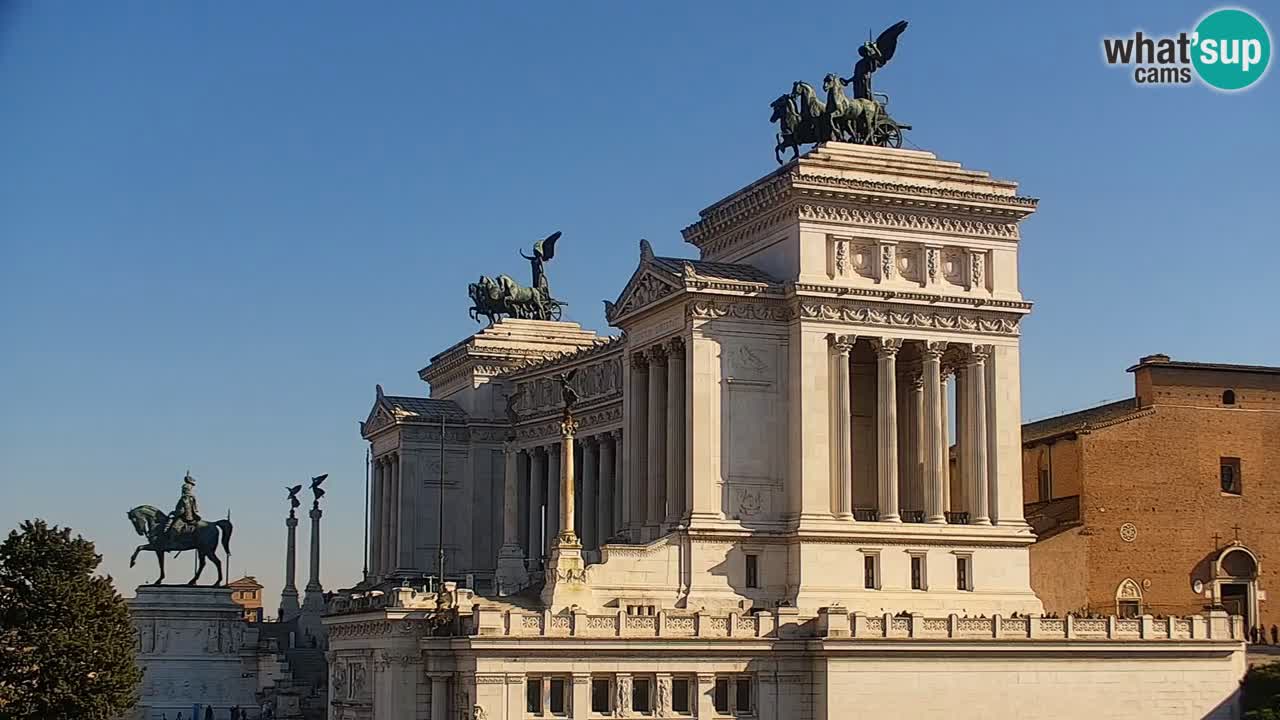 Roma Camera en vivo – Vittoriano webcam – Altare della Patria