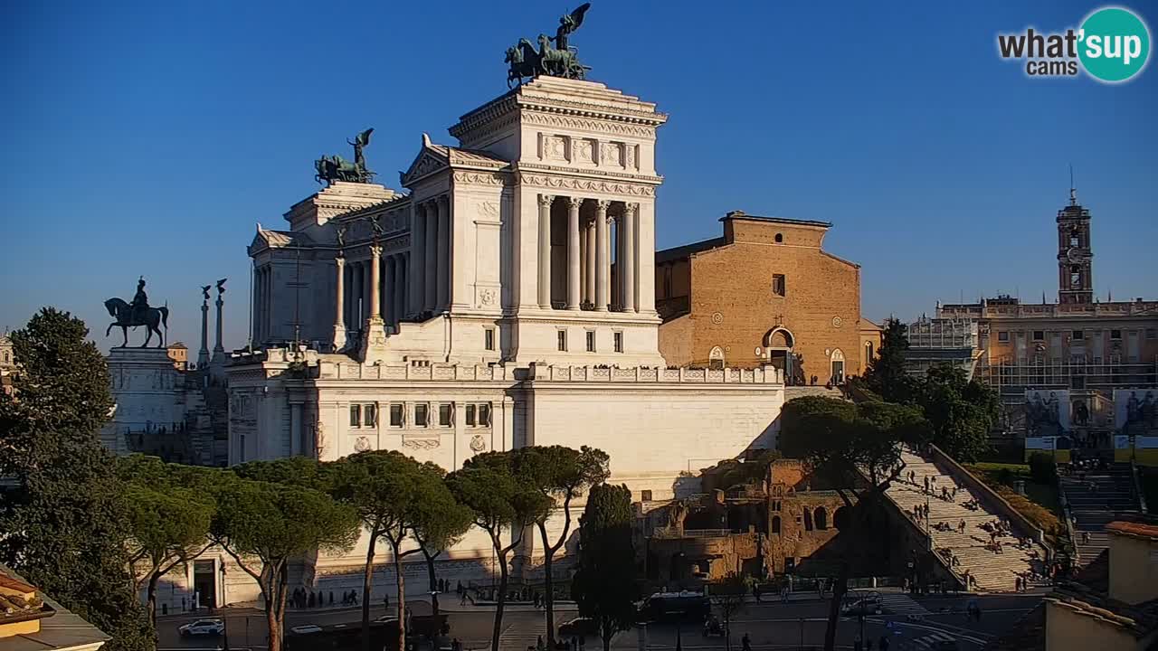 Rome Livecam – Vittoriano webcam – Altare della Patria