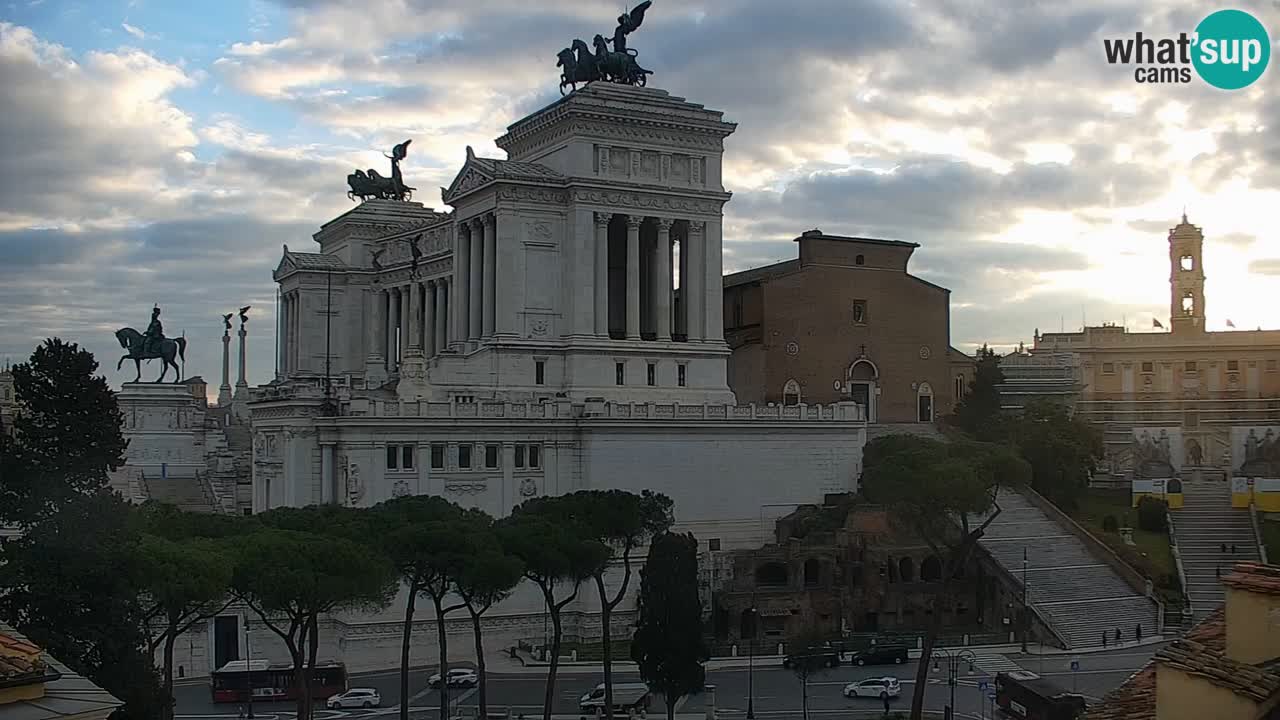 Rome Livecam – Vittoriano webcam – Autel de La Patrie