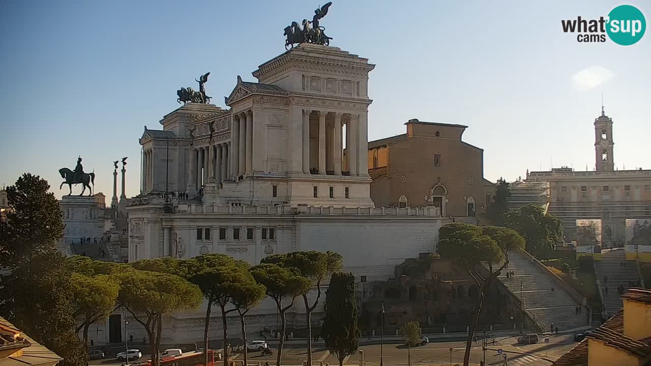 Rome Livecam – Vittoriano webcam – Autel de La Patrie