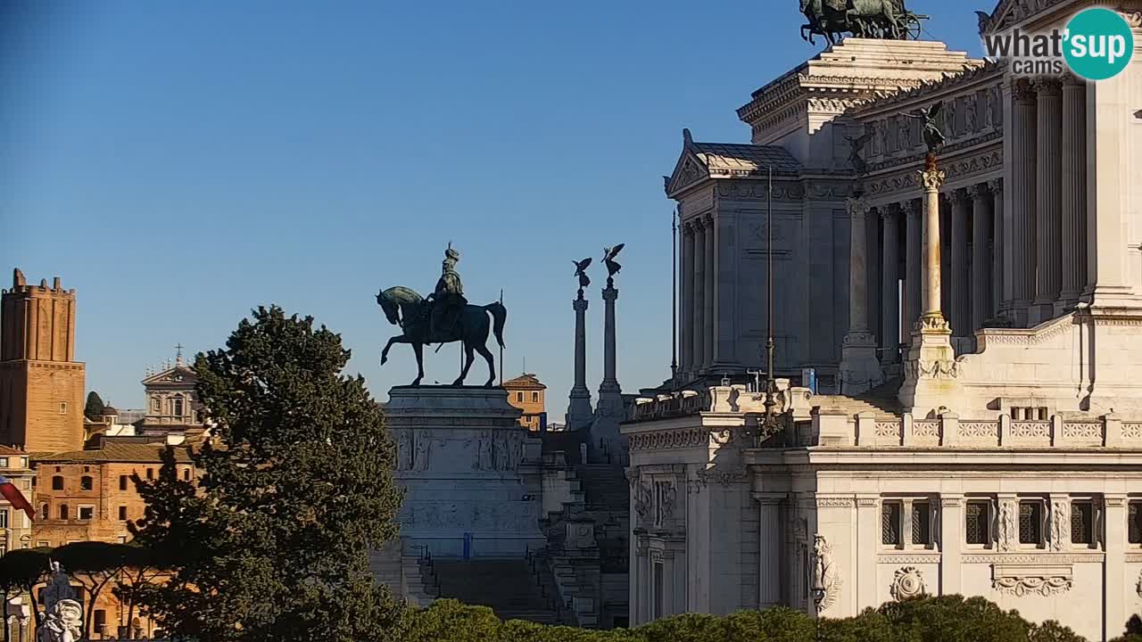 Rome Livecam – Vittoriano webcam – Altare della Patria