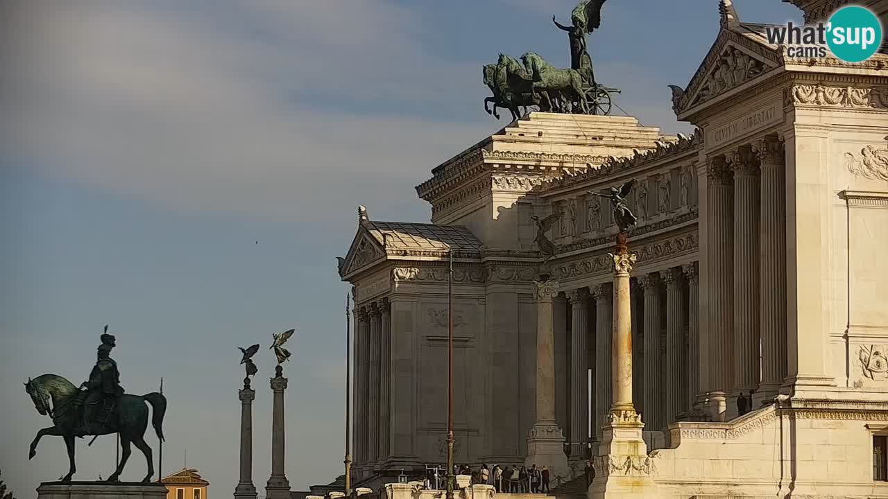 Rome Livecam – Vittoriano webcam – Autel de La Patrie