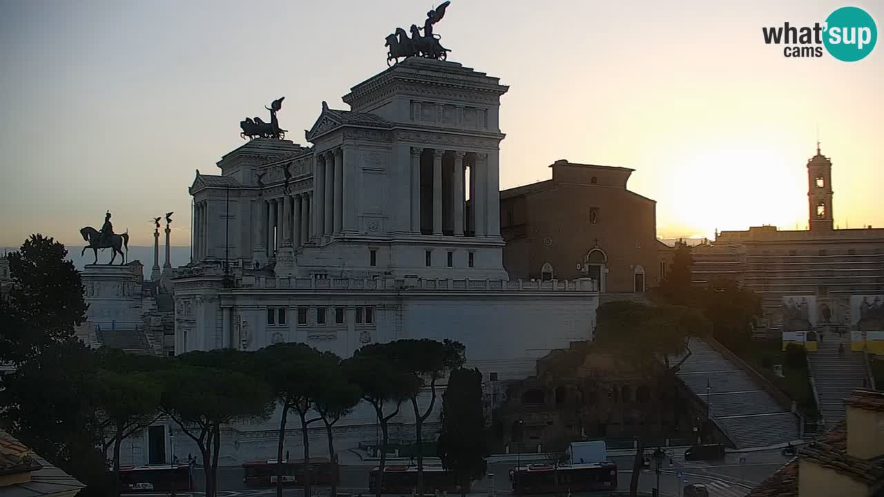 Rome Livecam – Vittoriano webcam – Altare della Patria