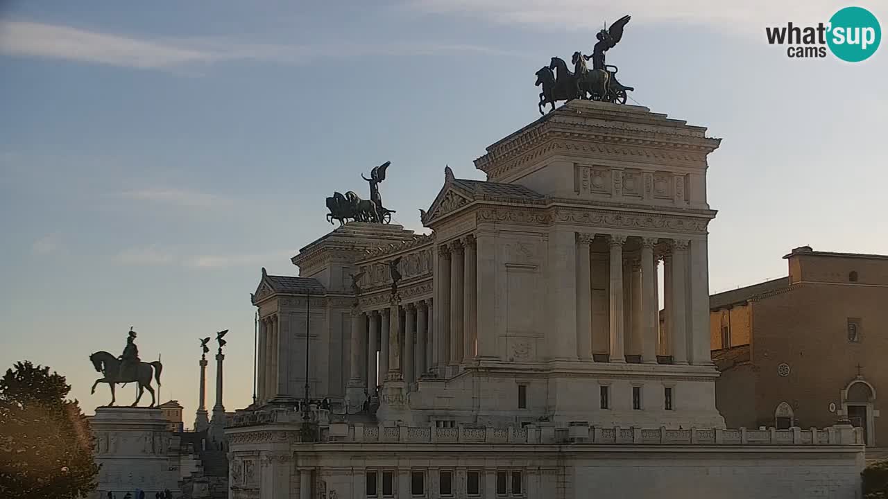 Rome Livecam – Vittoriano webcam – Altare della Patria