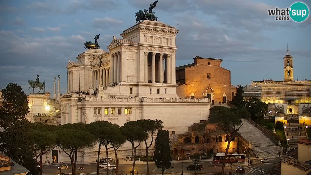 Roma Camera en vivo – Vittoriano webcam – Altare della Patria