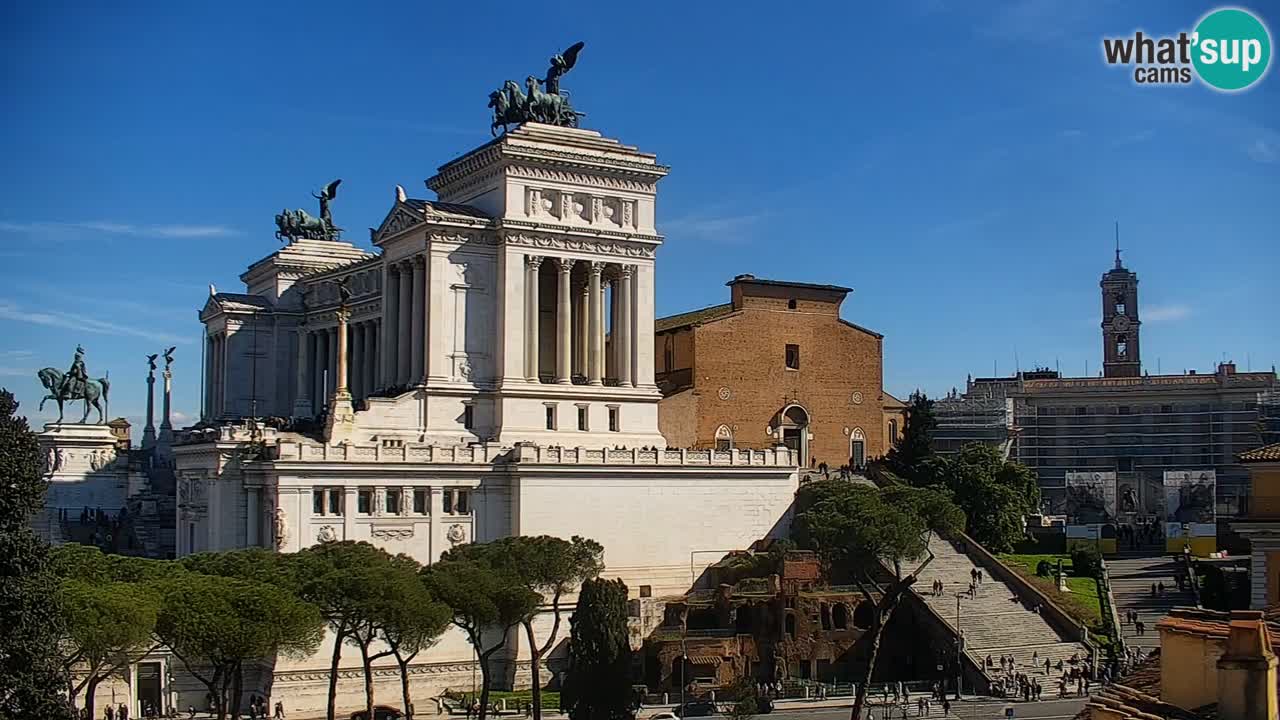 Rome Livecam – Vittoriano webcam – Autel de La Patrie