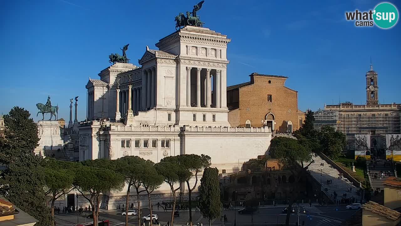 Rome Livecam – Vittoriano webcam – Altare della Patria