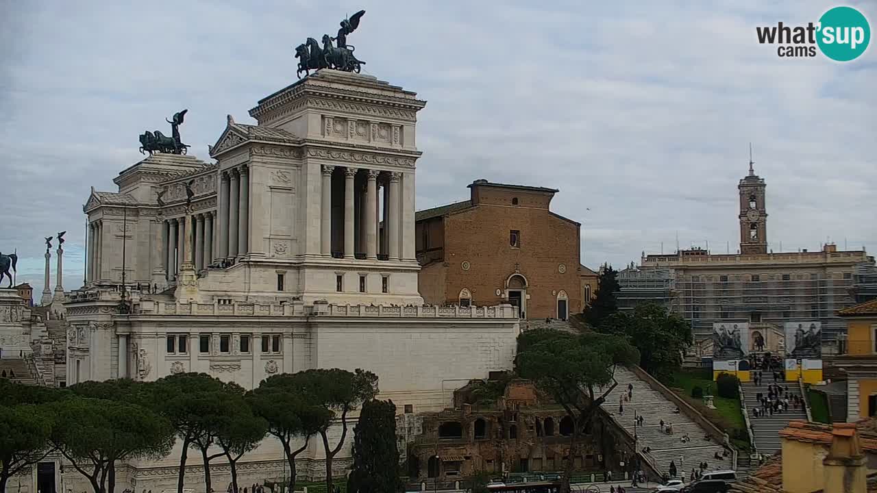 Rome Livecam – Vittoriano webcam – Autel de La Patrie