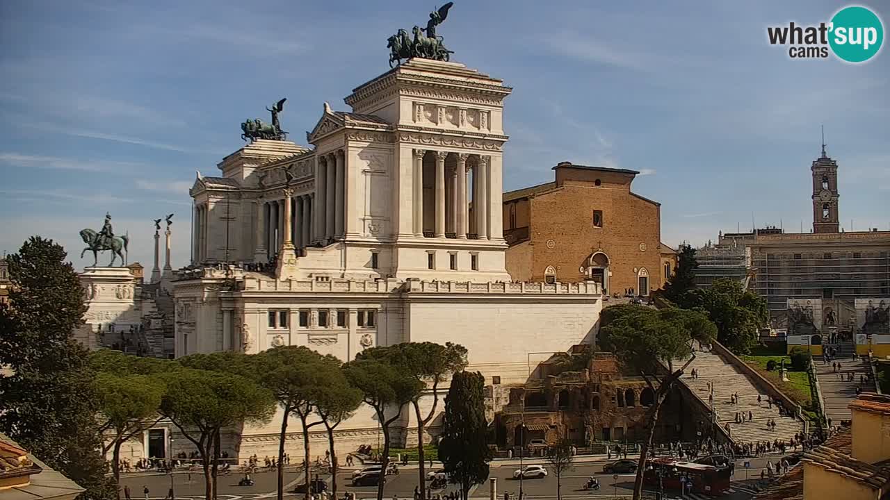 Roma Livecam – Vittoriano webcam – Altare della Patria