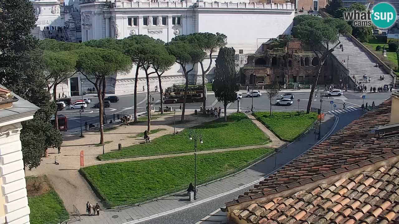 Rome Livecam – Vittoriano webcam – Altare della Patria