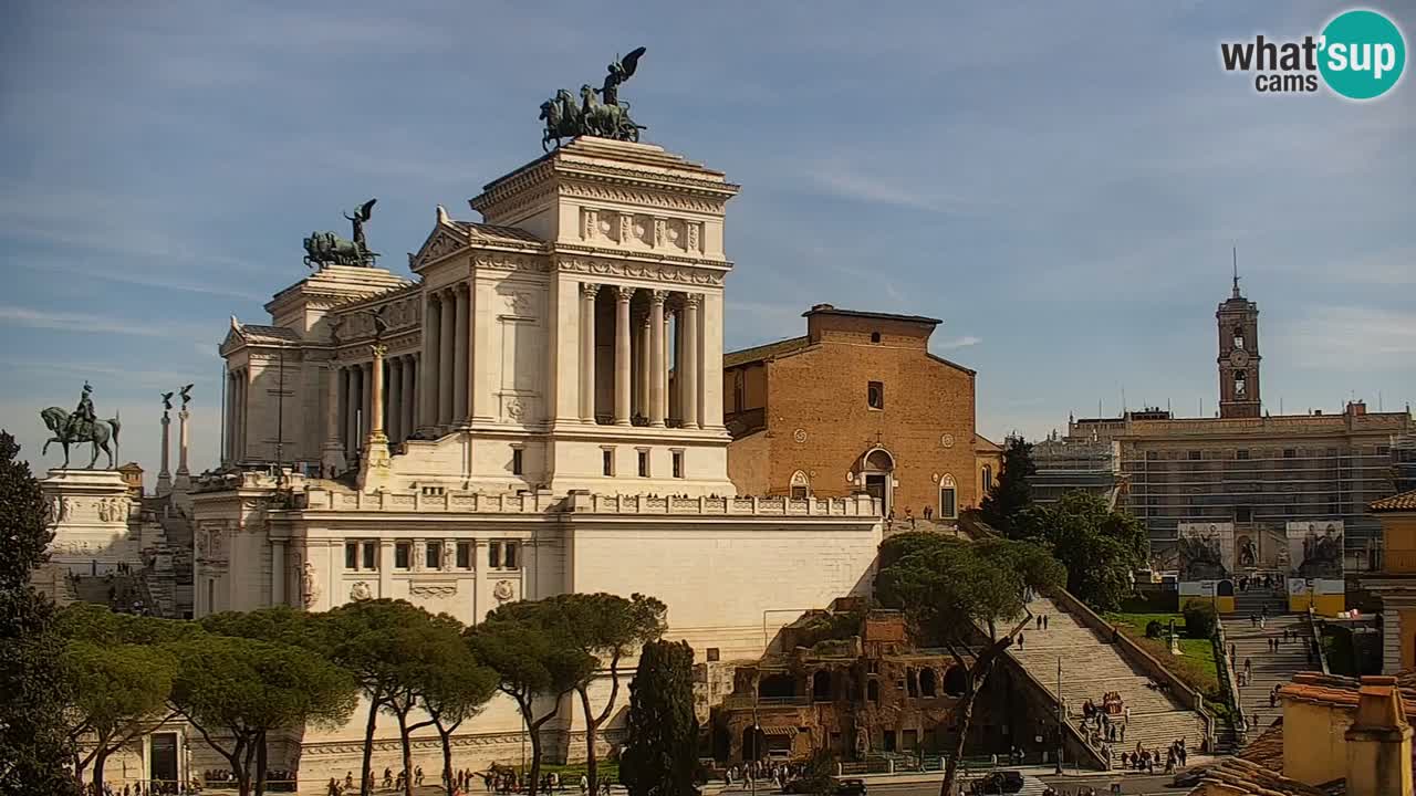 Rome Livecam – Vittoriano webcam – Altare della Patria