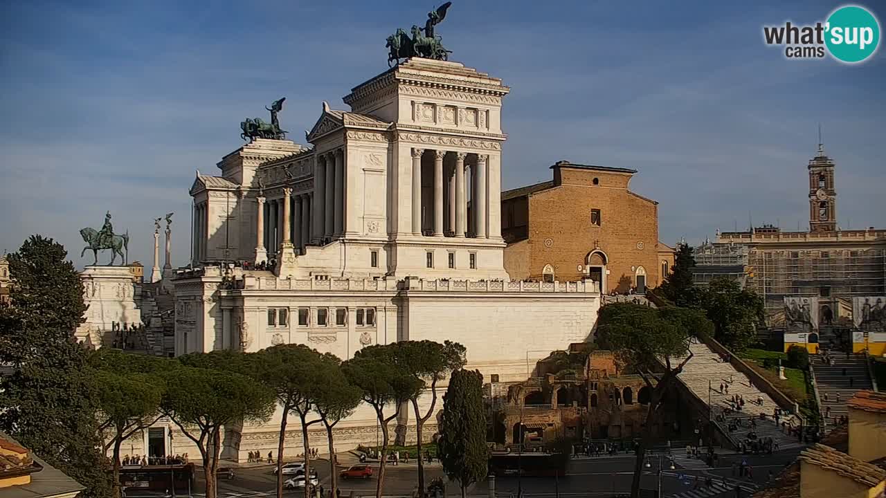 Rome Livecam – Vittoriano webcam – Autel de La Patrie