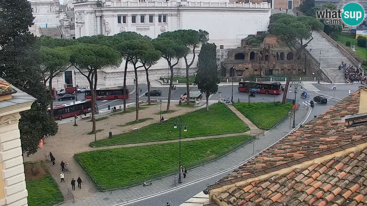 Rome Livecam – Vittoriano webcam – Autel de La Patrie