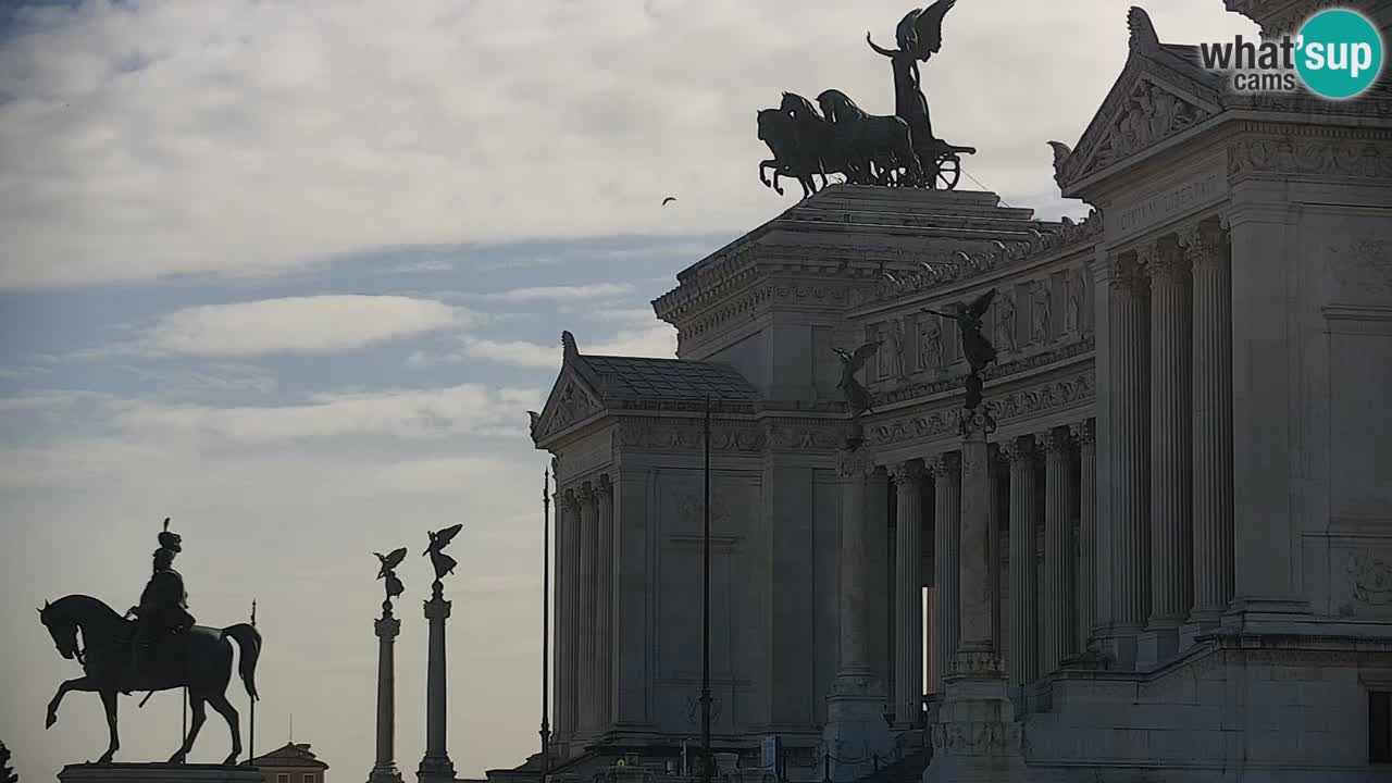 Rome Livecam – Vittoriano webcam – Altare della Patria