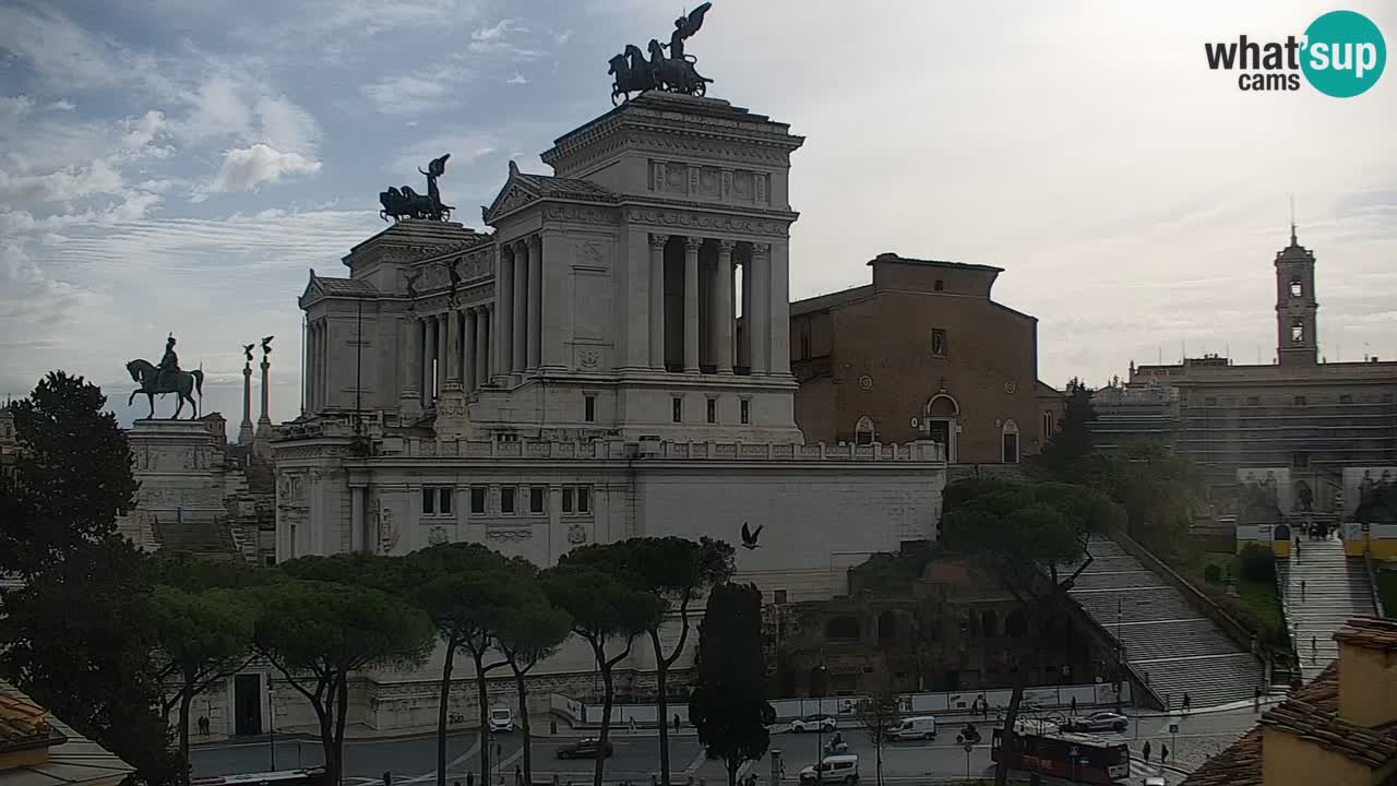 Rome Livecam – Vittoriano webcam – Altare della Patria