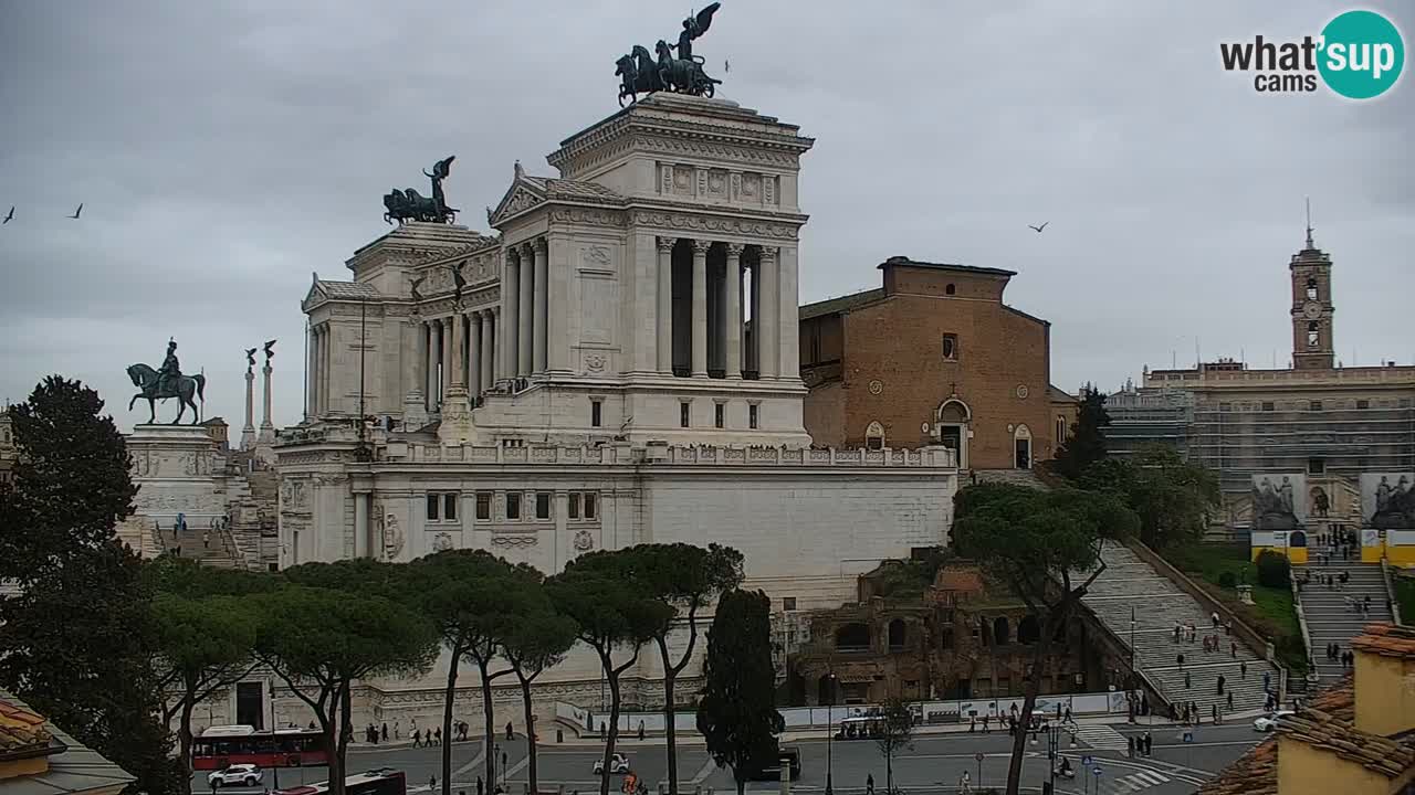 Rome Livecam – Vittoriano webcam – Autel de La Patrie