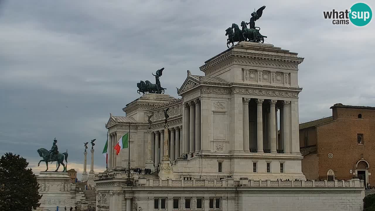 Rome Livecam – Vittoriano webcam – Altare della Patria