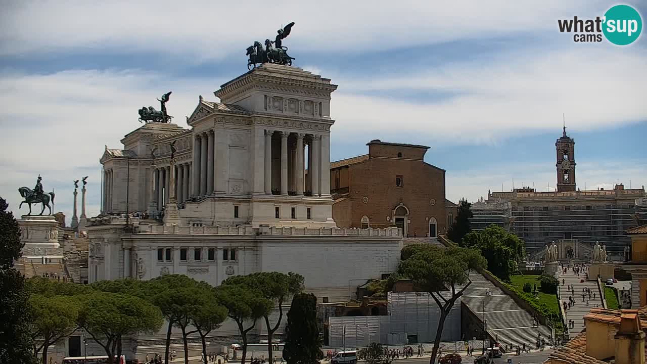 Rome Livecam – Vittoriano webcam – Altare della Patria