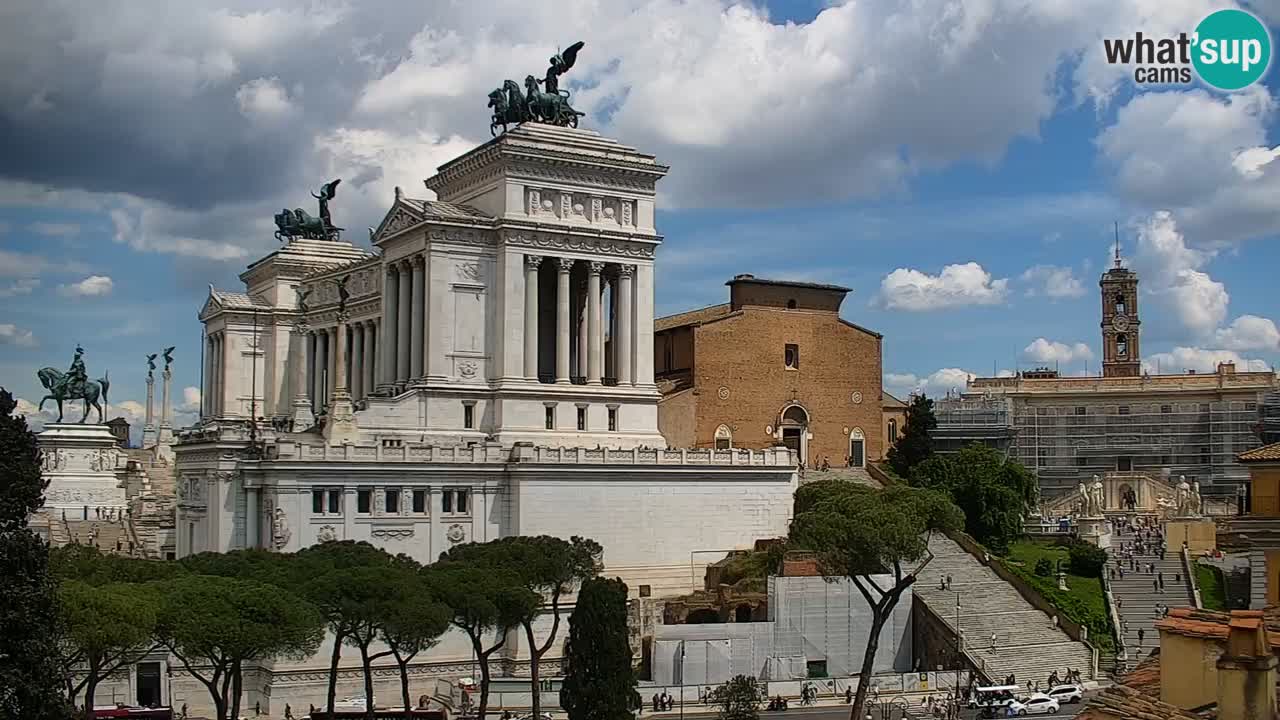 Rome Livecam – Vittoriano webcam – Altare della Patria