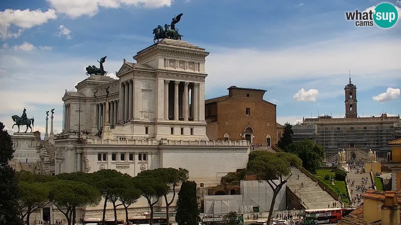 Rome Livecam – Vittoriano webcam – Altare della Patria