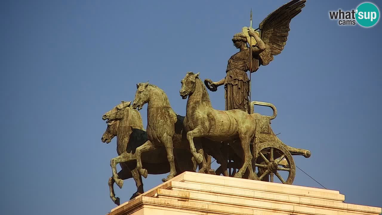 Rome Livecam – Vittoriano webcam – Altare della Patria