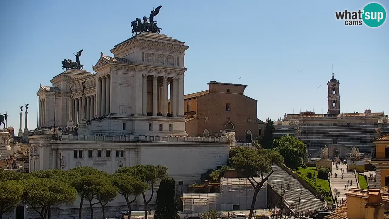 Rome Livecam – Vittoriano webcam – Altare della Patria
