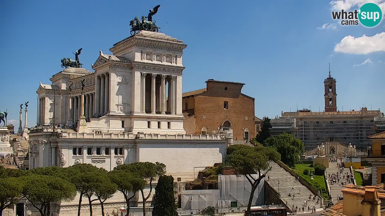 Rome Livecam – Vittoriano webcam – Autel de La Patrie