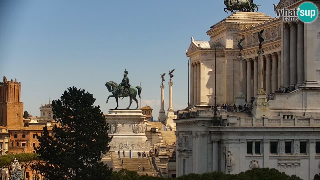 Rome Livecam – Vittoriano webcam – Altare della Patria