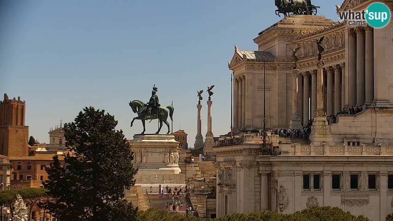 Rome Livecam – Vittoriano webcam – Altare della Patria