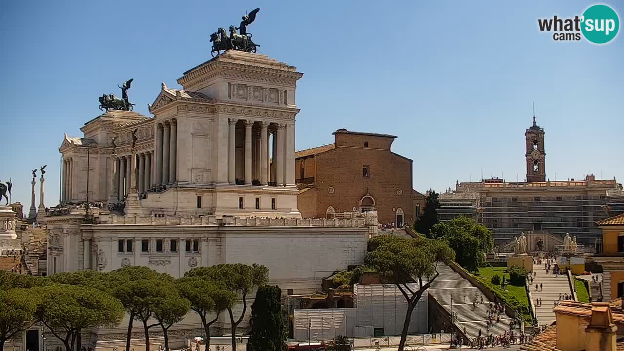 Rome Livecam – Vittoriano webcam – Altare della Patria