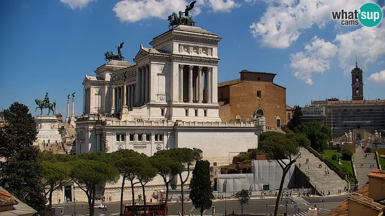 Rome Livecam – Vittoriano webcam – Autel de La Patrie