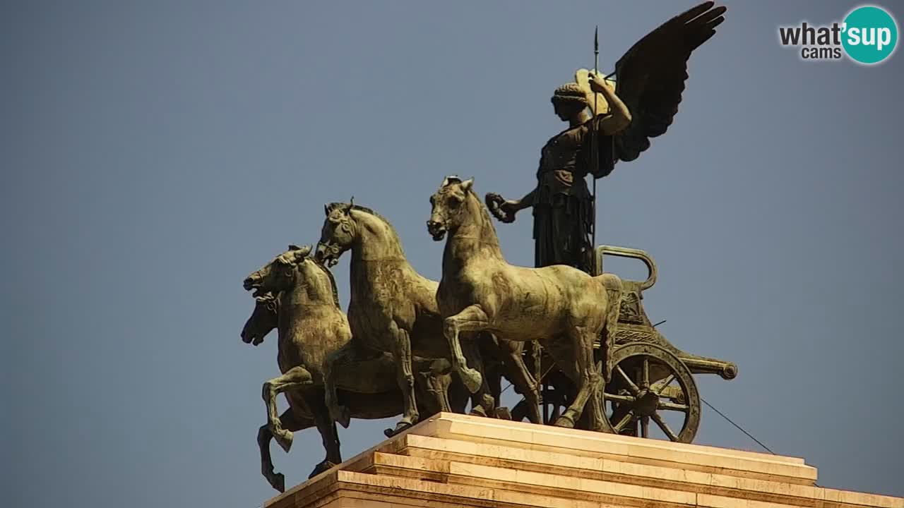Rome Livecam – Vittoriano webcam – Altare della Patria
