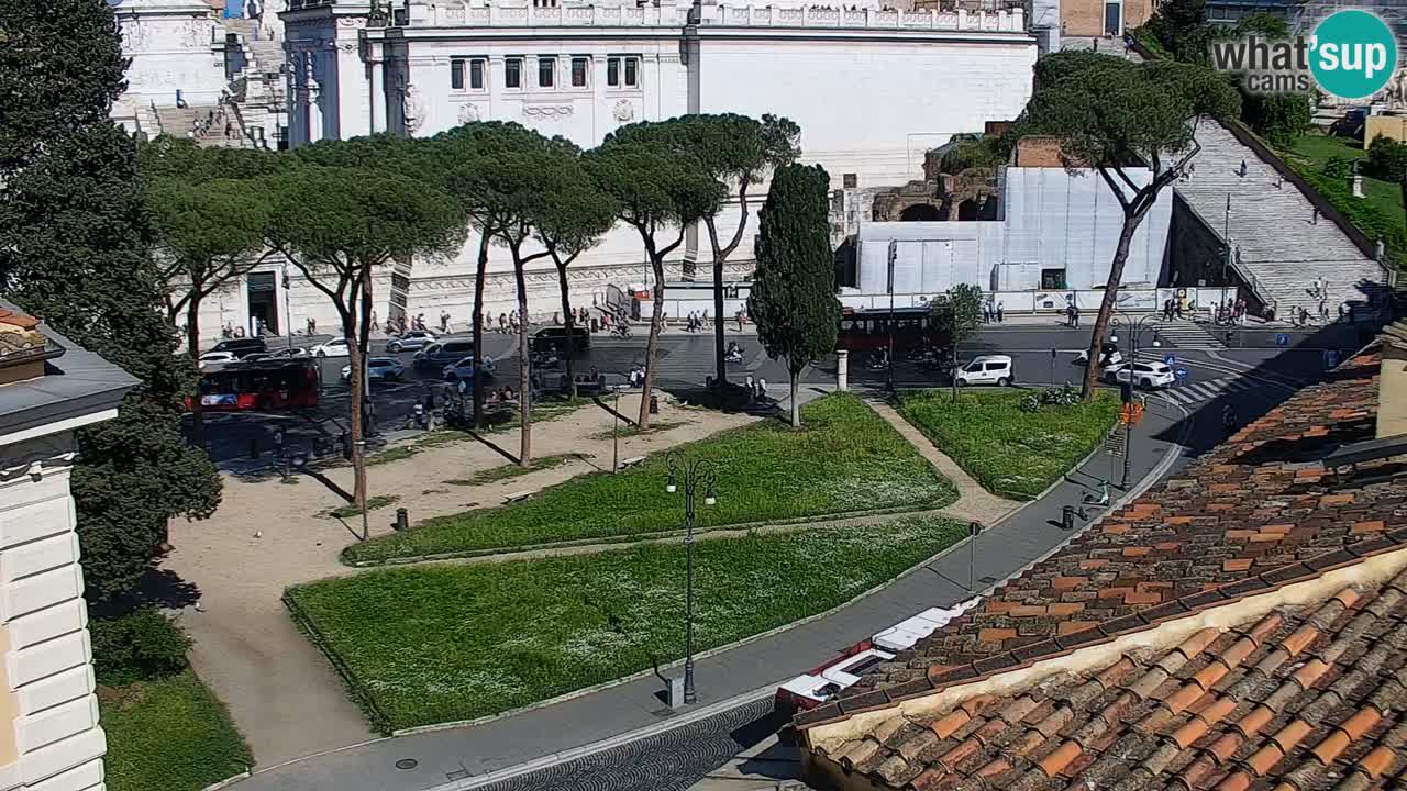 Rome Livecam – Vittoriano webcam – Autel de La Patrie