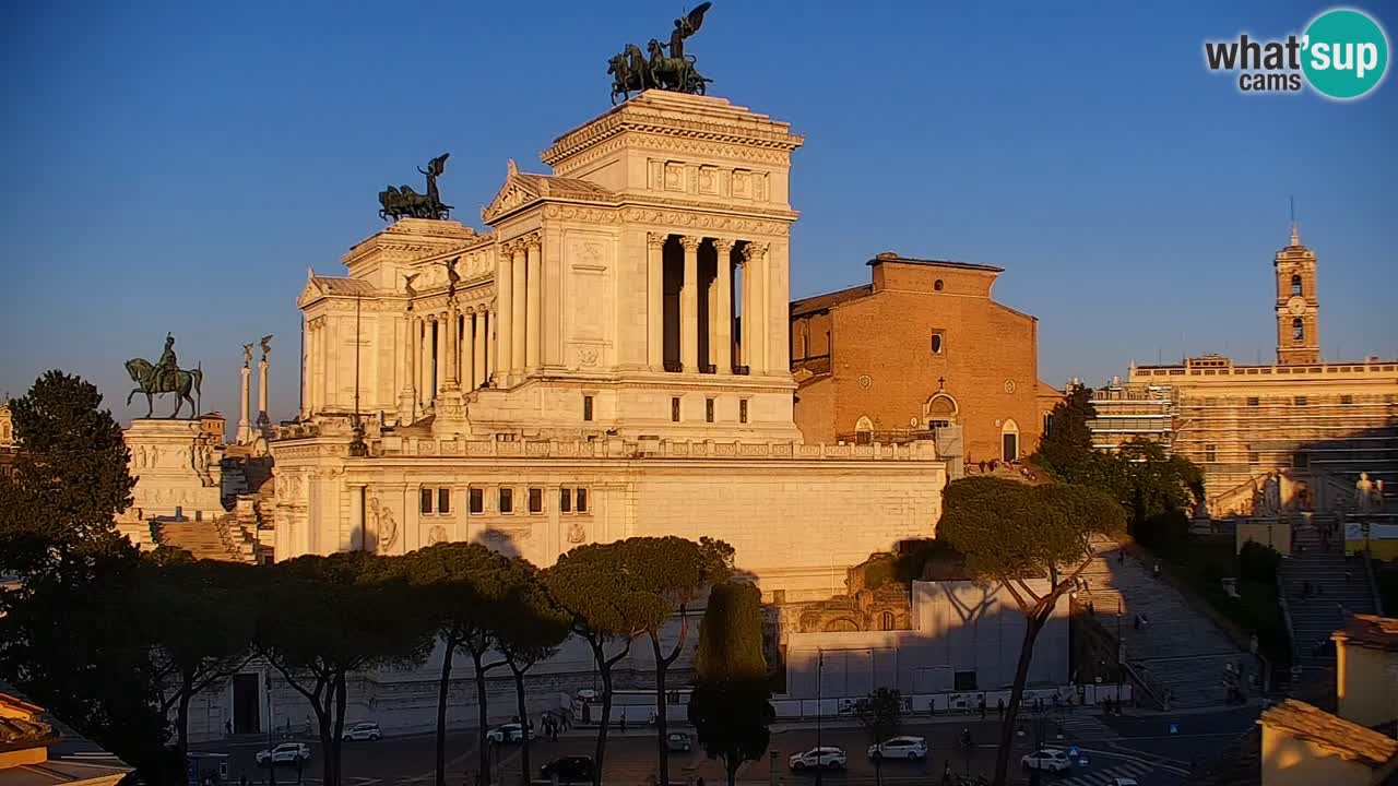 Rome Livecam – Vittoriano webcam – Autel de La Patrie