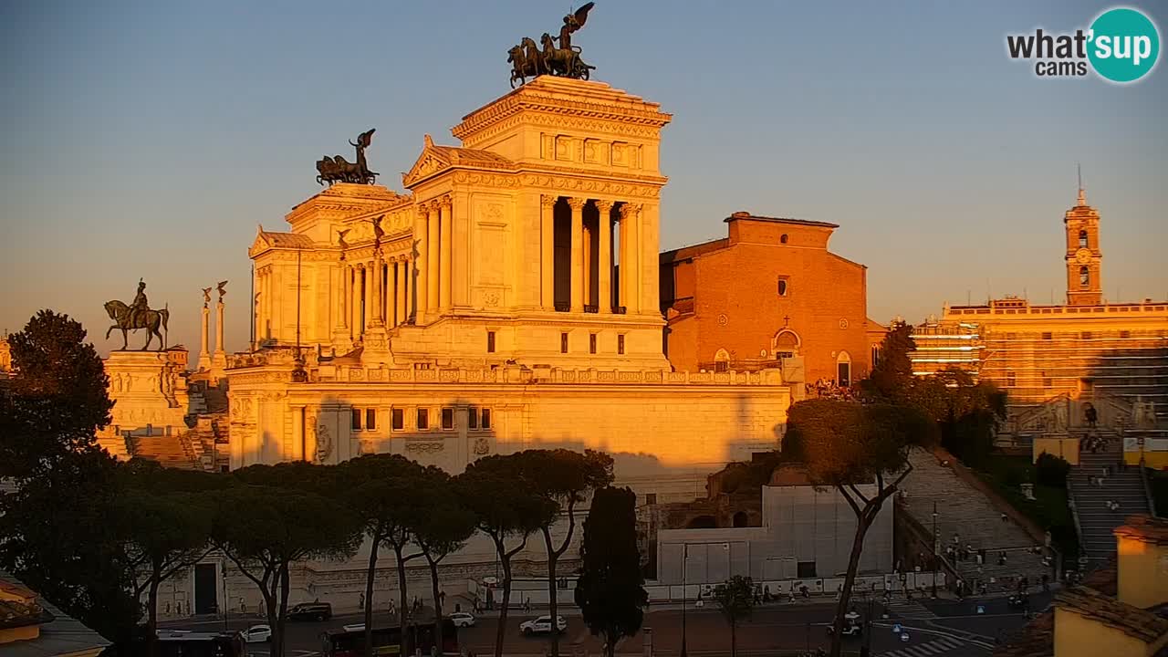 Rome Livecam – Vittoriano webcam – Autel de La Patrie