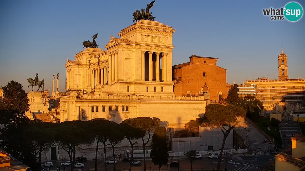 Rome Livecam – Vittoriano webcam – Autel de La Patrie