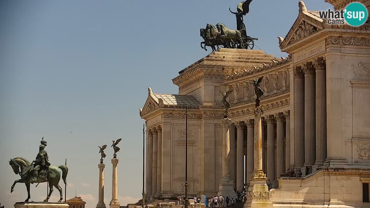 Rome Livecam – Vittoriano webcam – Altare della Patria